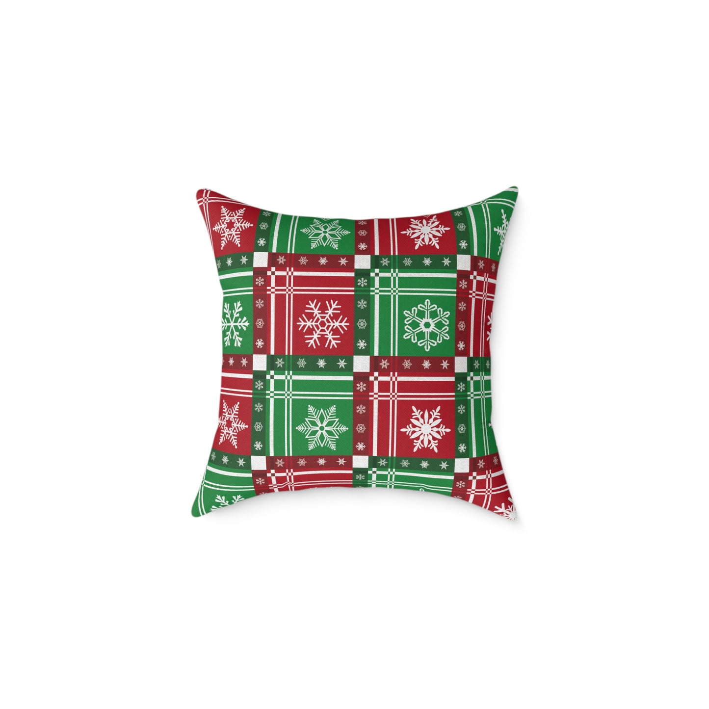 Holiday Humor Square Poly Canvas Pillow, Beautiful Two-Sided Holiday Decor Pillow for Home or Office, Accent for Any Room