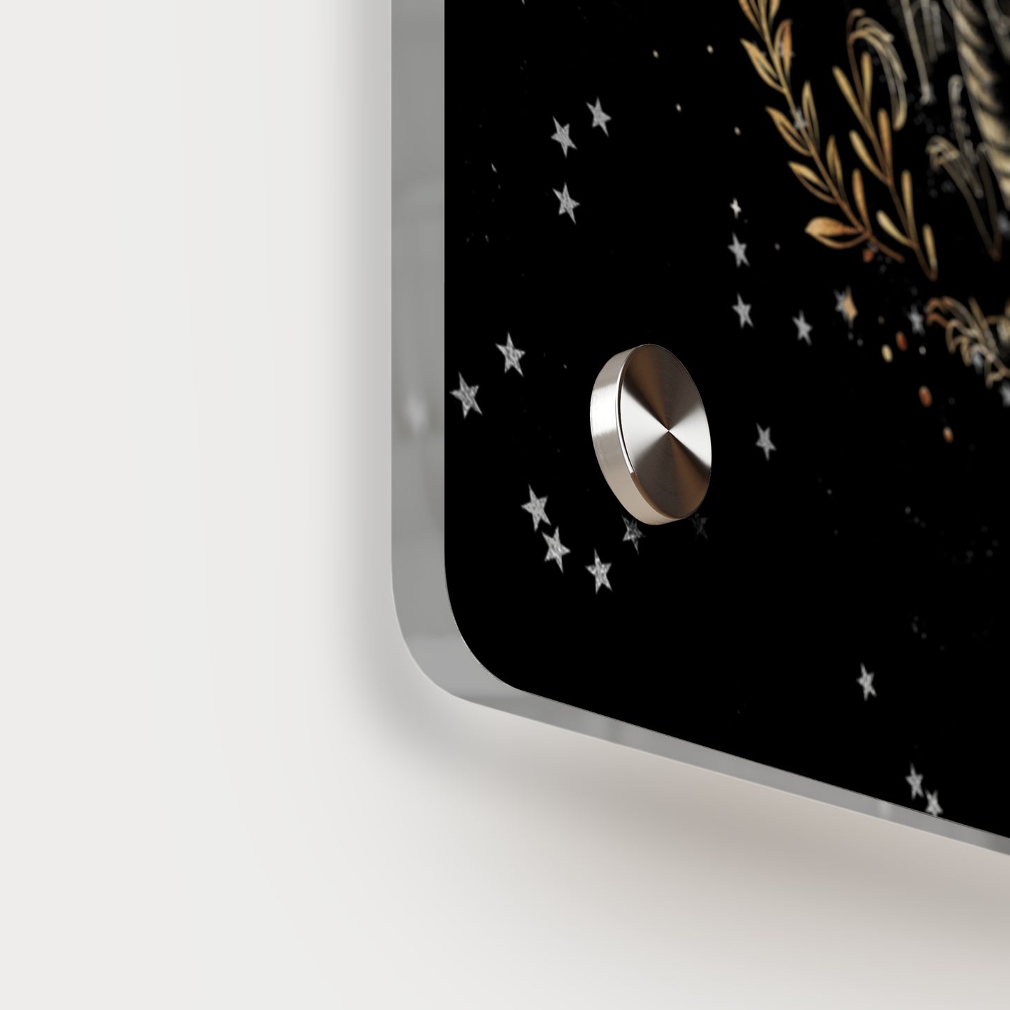 Mystical Dragon Acrylic Wall Art Panel - Celestial Home Decor