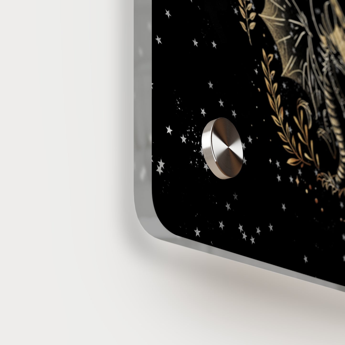 Mystical Dragon Acrylic Wall Art Panel - Celestial Home Decor