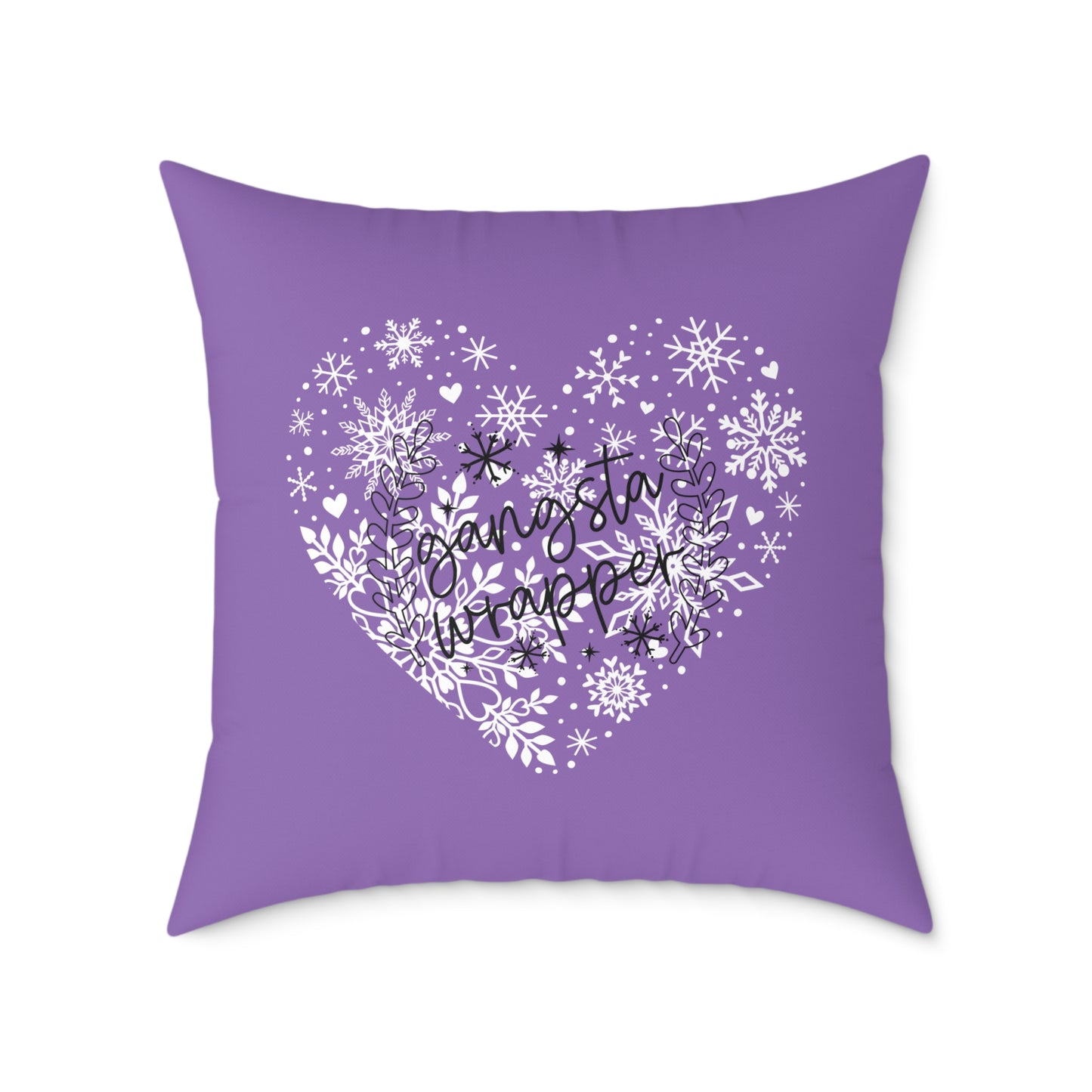 Holiday Humor Square Poly Canvas Pillow, Two-Sided Holiday Humor Decor Pillow for Home or Office, Accent for Any Room