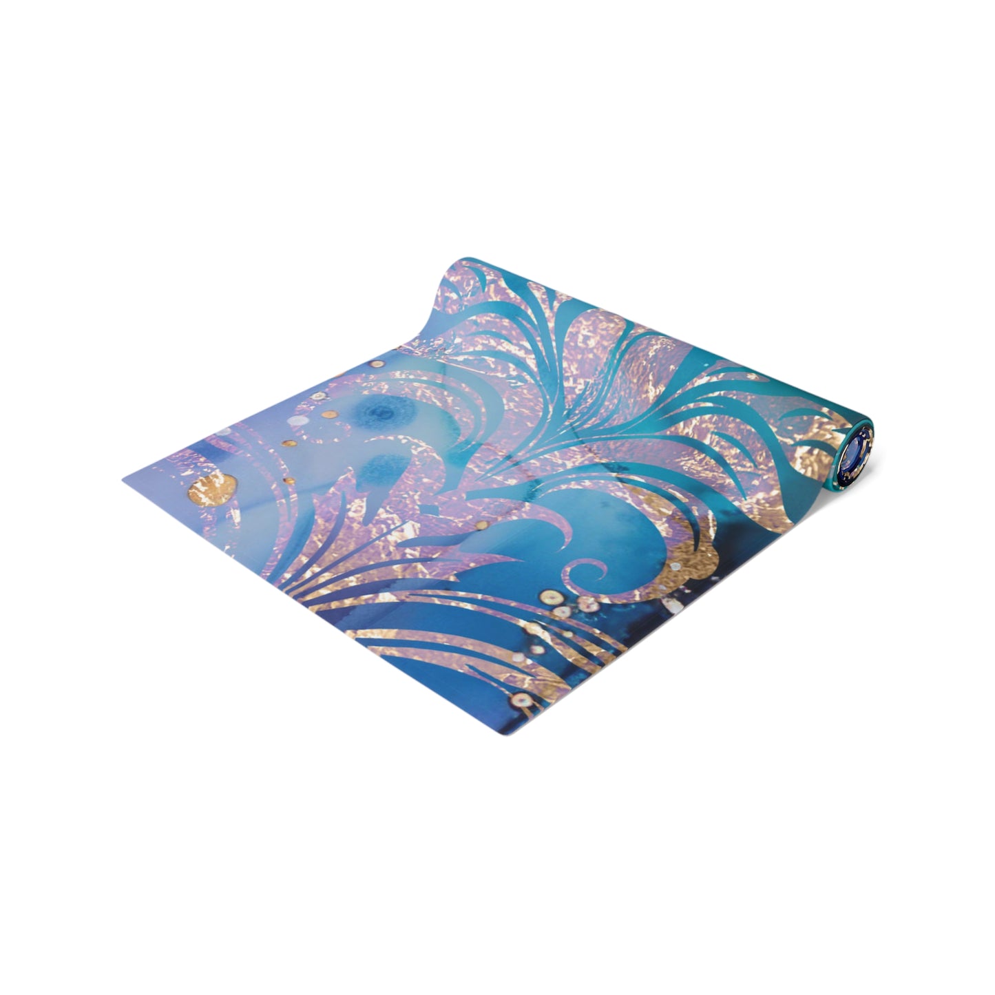 Elegant Floral Table Runner, Boho Dining Decor, Wedding Reception Tablecloth, Rustic Home Decor, Party Table Decoration