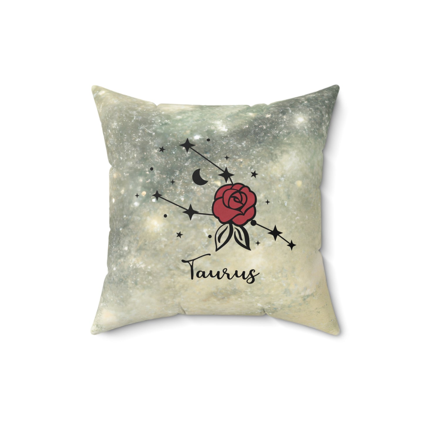 Taurus Zodiac Pillow, Astrological Decor, Celestial Cushion, Zodiac Gift, Home and Living, Astrology Pillow