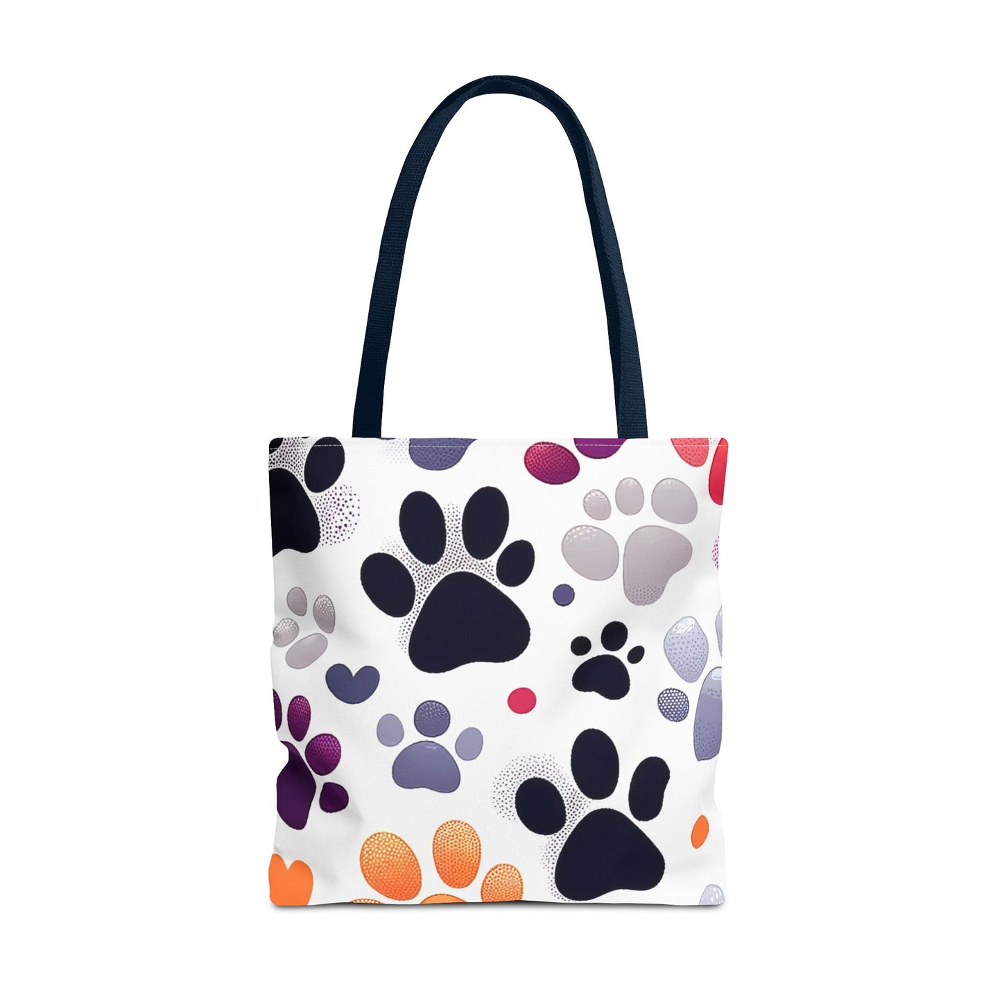 Paw Print FashionableTote Bag (AOP), Stylish, Animal Lovers, Pet Lovers, Great Gift Idea for Birthdays, Holidays or Any Occasion for Anyone