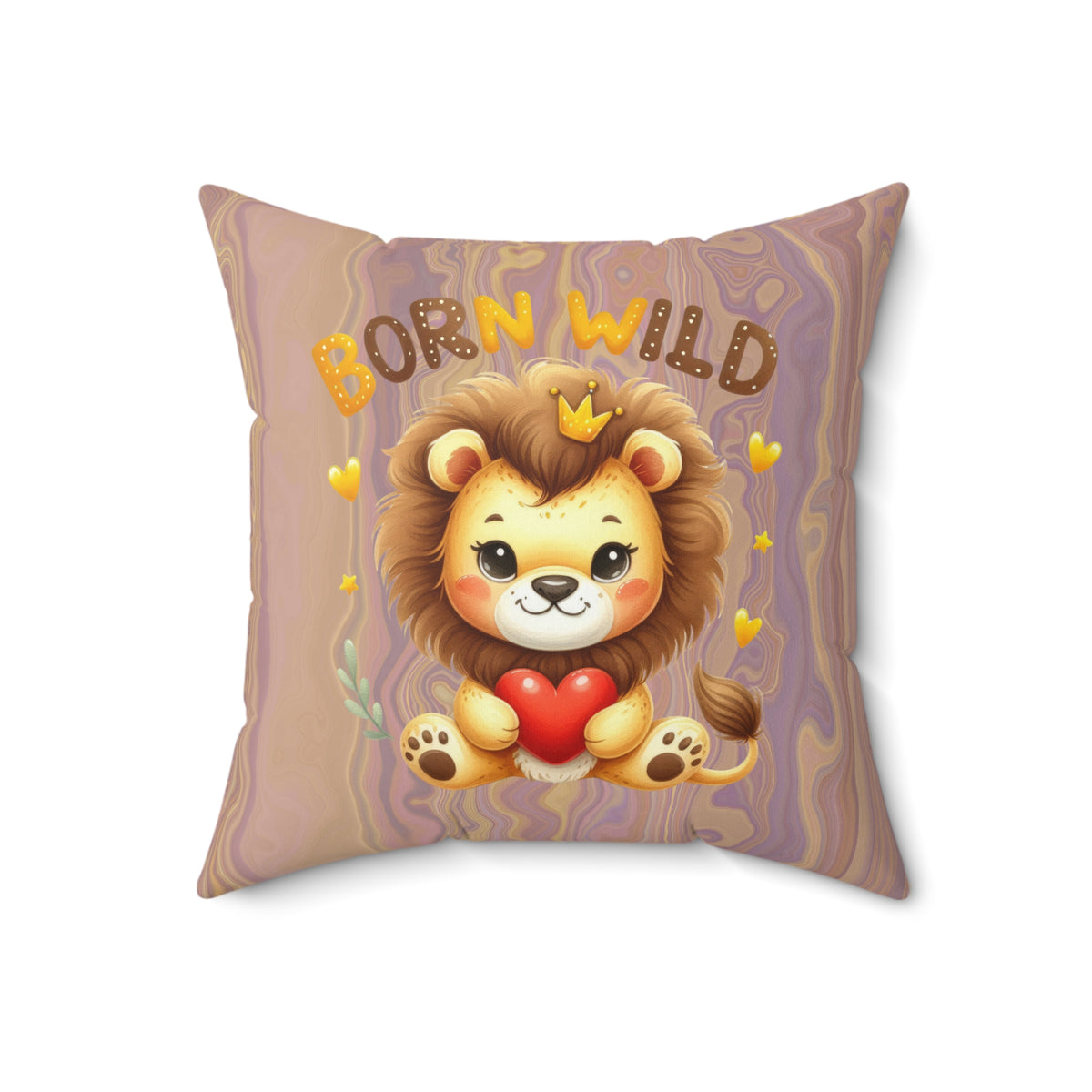 Wildly Cute Lion Pillow - Perfect for Kids’ Rooms, Nursery Decor, Birthday Gifts, Playroom Accents, Animal Lovers