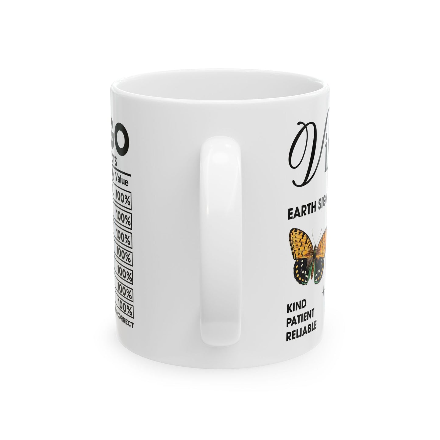 Personalized Virgo Zodiac Ceramic Mug - 11oz & 15oz