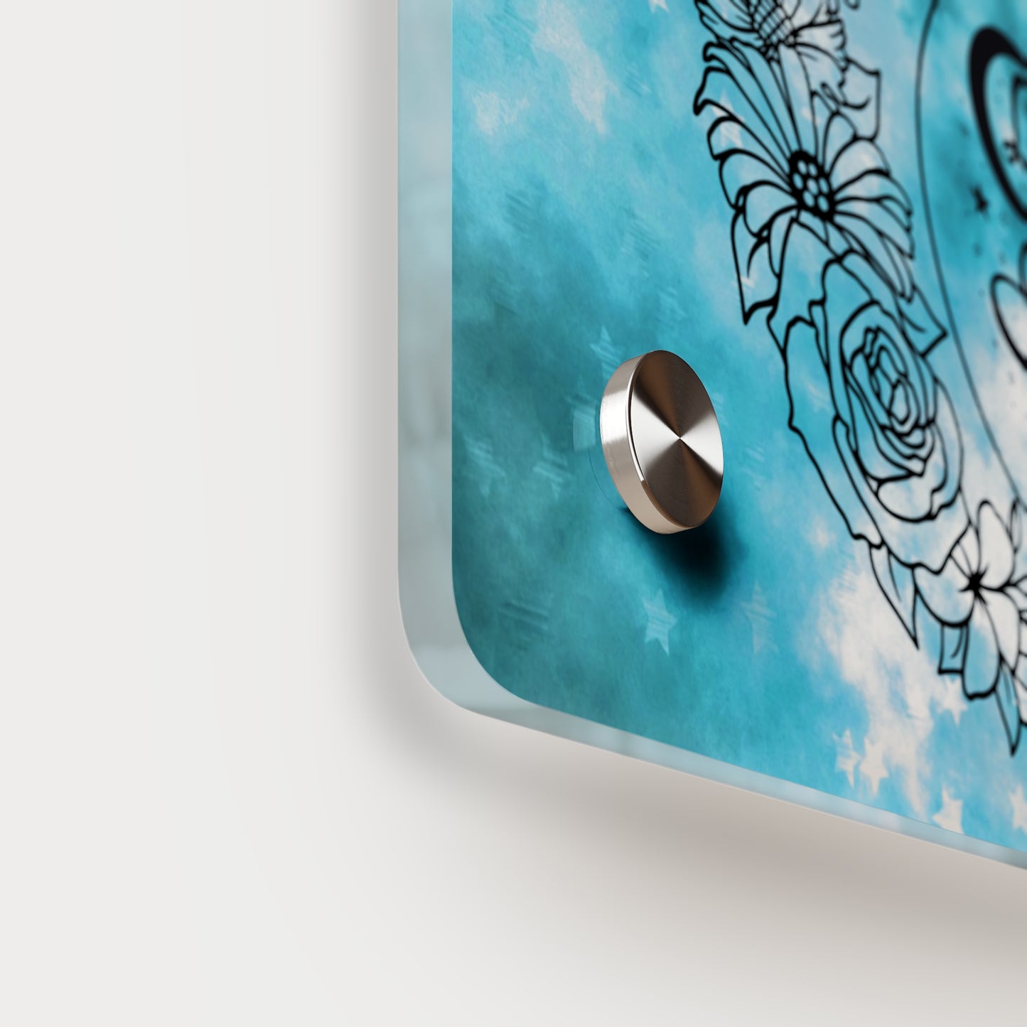 Starry Love You To The Moon And Back Acrylic Wall Art Panel, Beautiful Decor for Any Room, Accent for Any Room, Great Gift Idea for Any Occasion