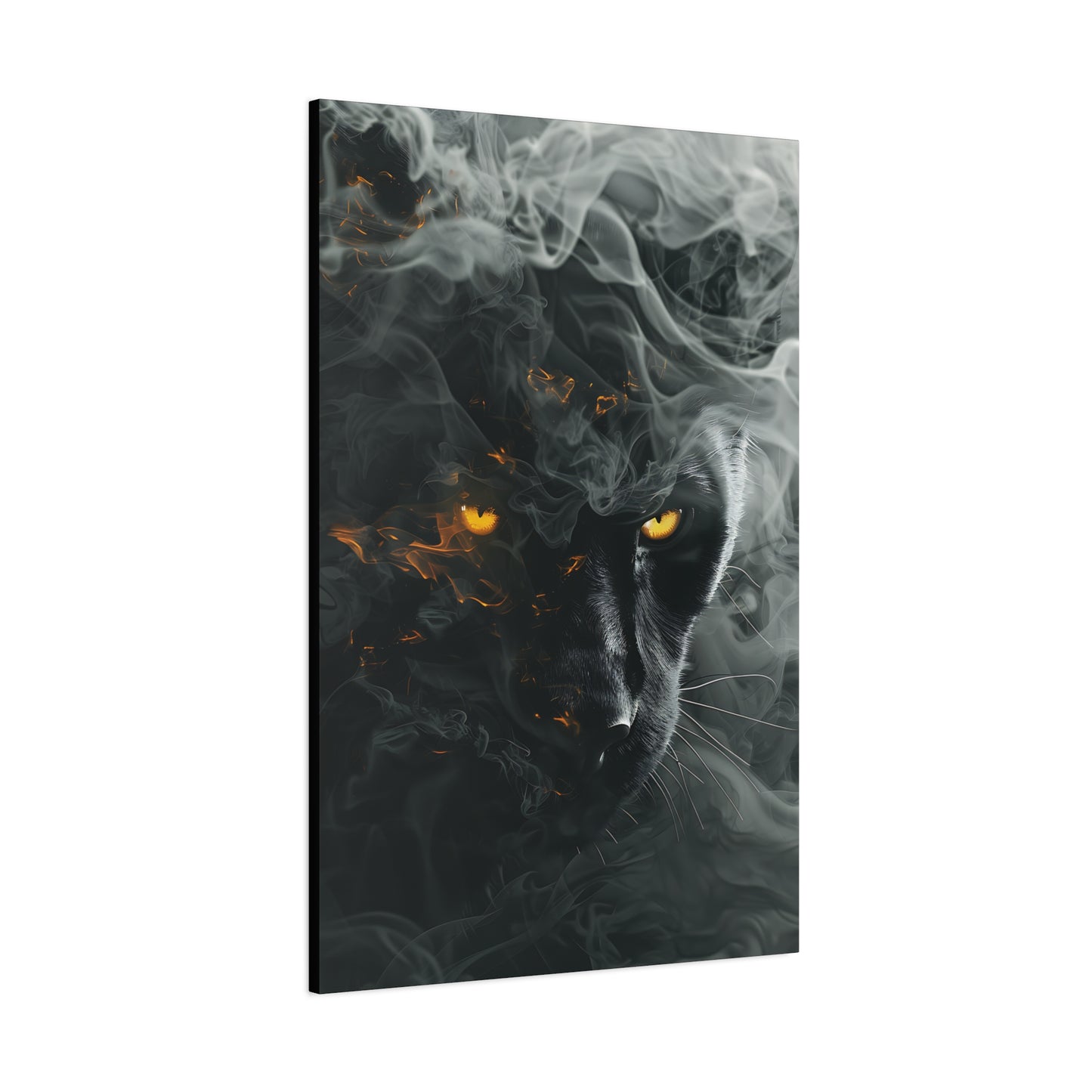 Mystical Panther Canvas Wall Art - 1.25" Stretched Wall Decor