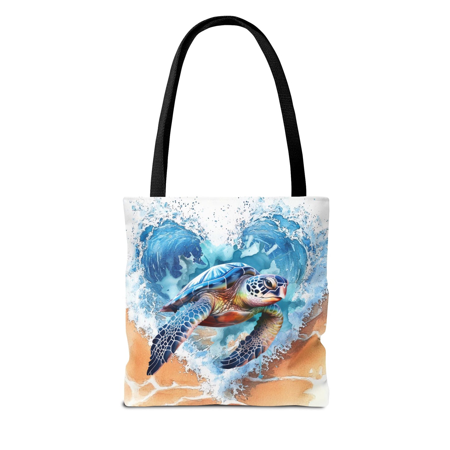 Ocean Turtle Tote Bag - Eco-Friendly, Beach Vibes, Summer Gift, Sea Life Accessory, Environmental Awareness