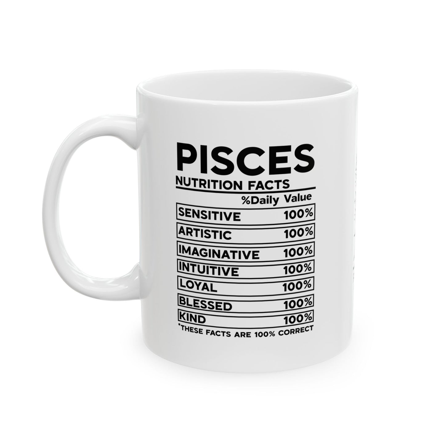 Pisces Zodiac Ceramic Mug (11oz & 15oz) – Astrology Gift for Horoscope Lovers
