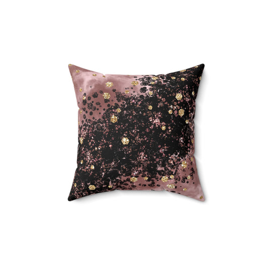 Decorative Spun Polyester Square Pillow, Stylish Pillow for Home or Office, Beautiful Accent for Any Room for Everyday for Anyone