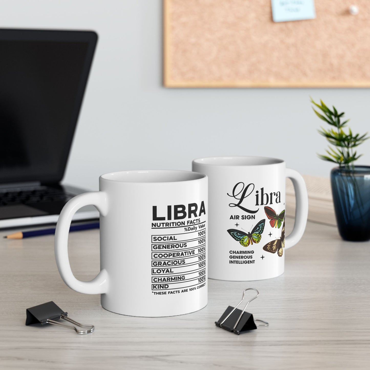Libra Zodiac Ceramic Mug | 11oz & 15oz | Astrology Gifts for Libra Lovers