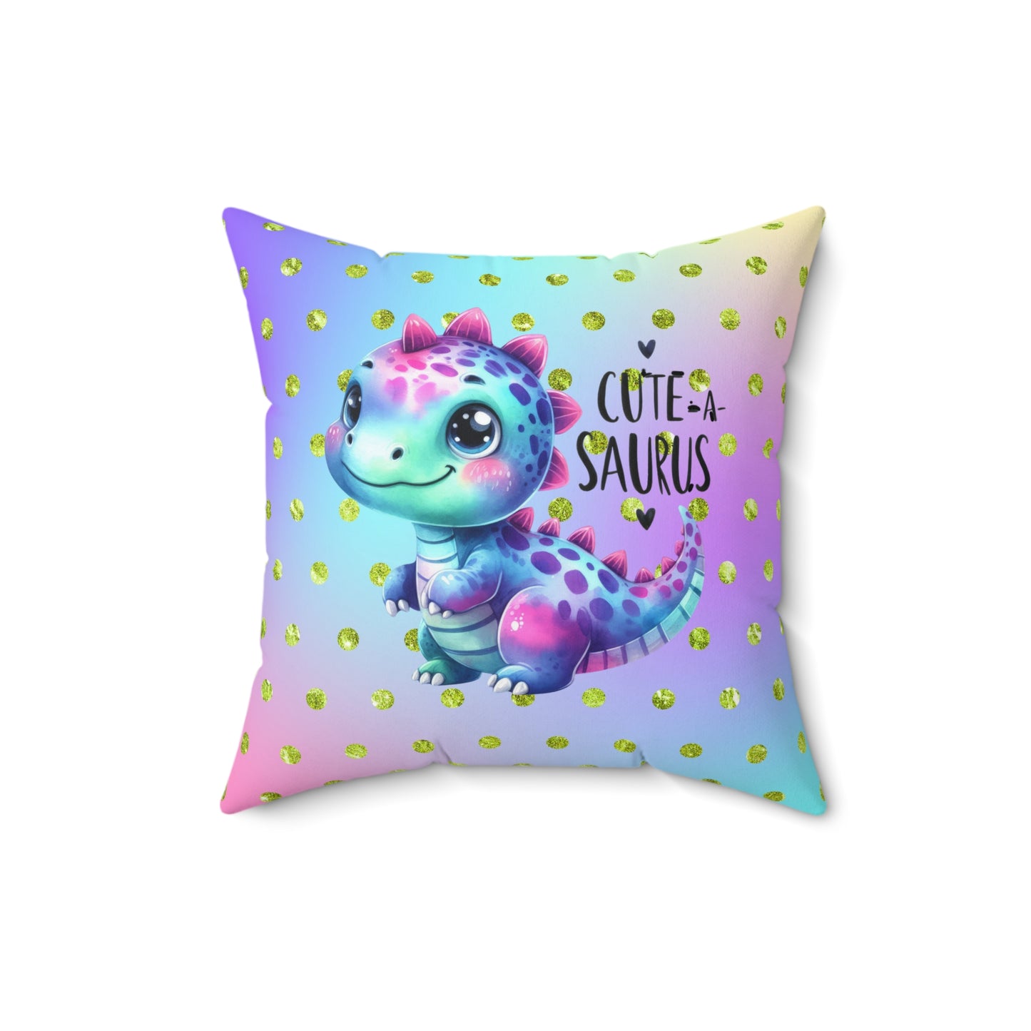 Cute Dinosaur Pillow, Cute Saurus Decor, Kid's Room Accessories, Fun Home Decor, Gift for Kids