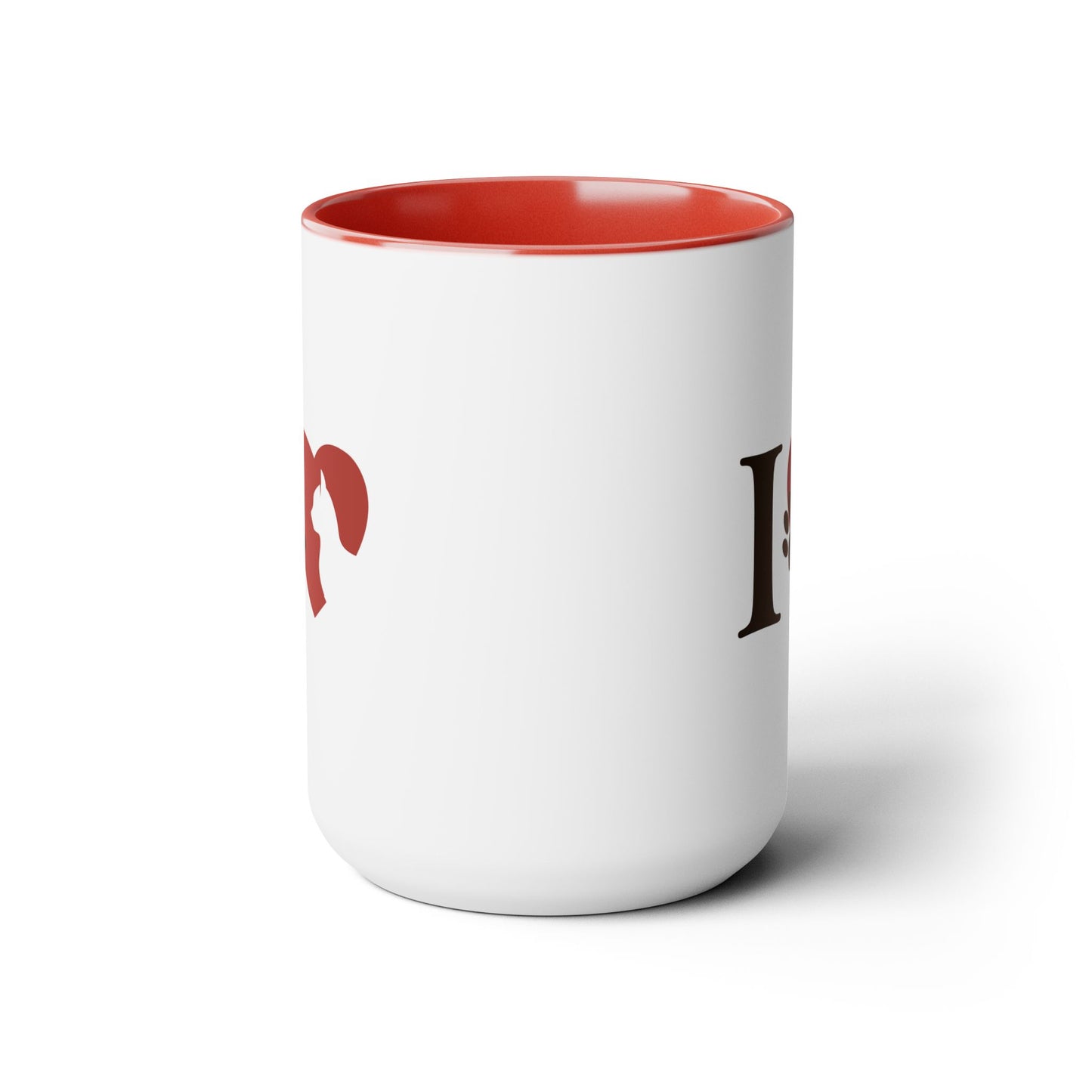 Pet Cat Theme Two-Tone Coffee Mugs, 15oz, Animal Lovers,  Cat Lover Quote, Pet Lovers, Coffee, Tea, Hot Chocolate Lovers, Gift Idea for Any Occasion