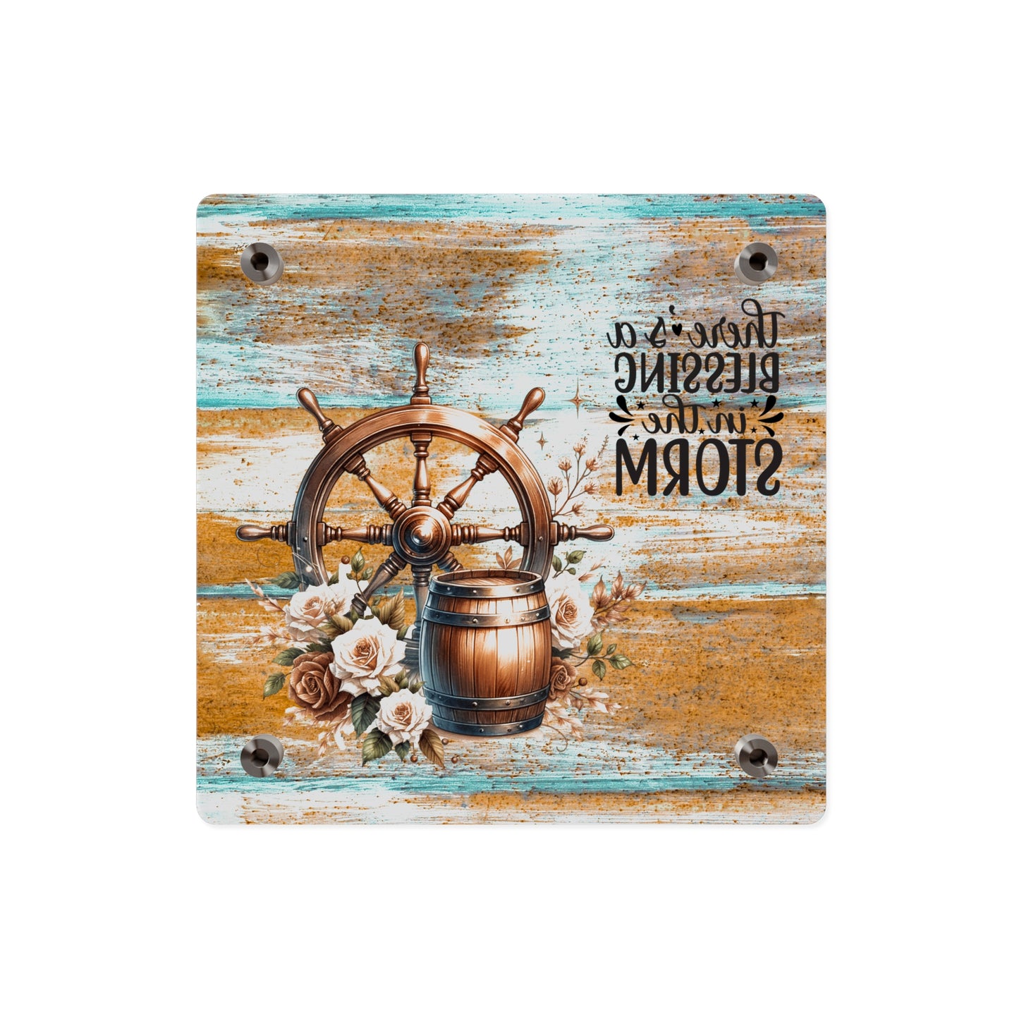 Nautical Blessings Acrylic Wall Art Panel - Inspiring Home Decor