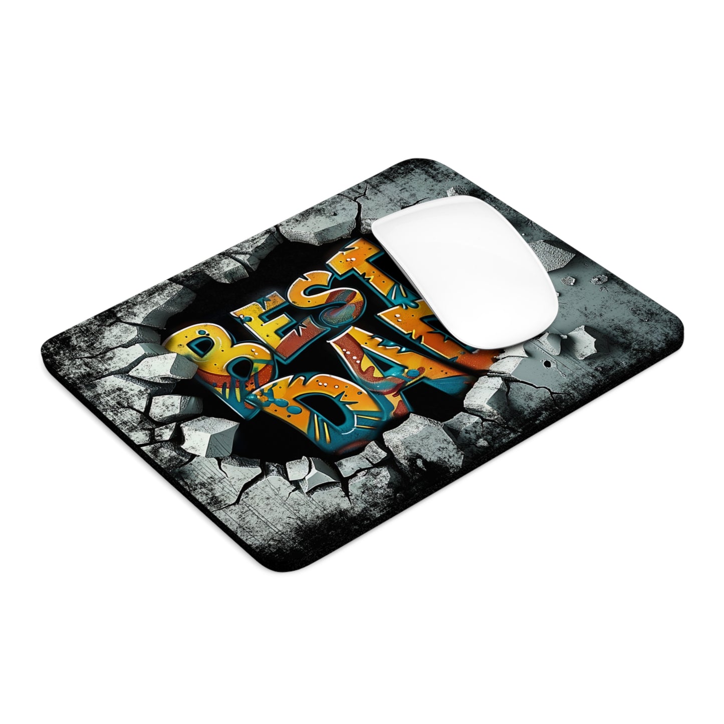 Best Dad Desk Mouse Pad - Unique Gift for Father's Day, Desk Accessory, Gamer Mouse Pad, Office Decor, Personal Touch