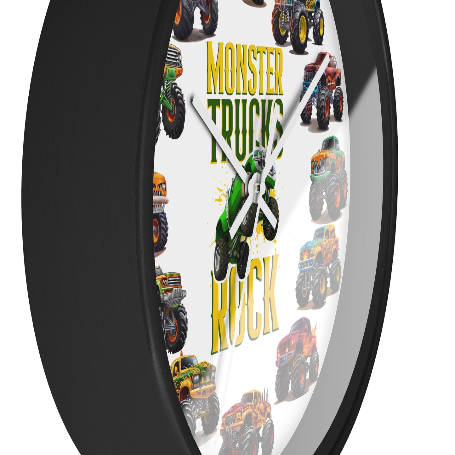 Monster Truck Wall Clock - Room Decor Gift for Truck Lovers