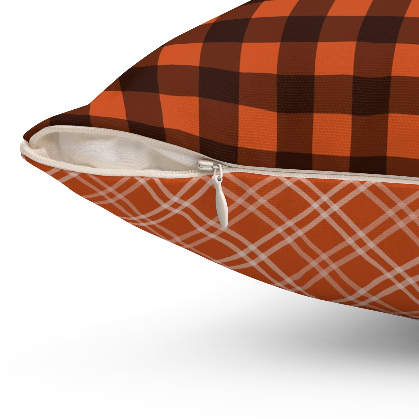 Spun Polyester Square Pillow - Autumn Harvest Thankful Vibes, Beautiful Fall Season Decor, Stylish Accent for Any Room in Home or Office