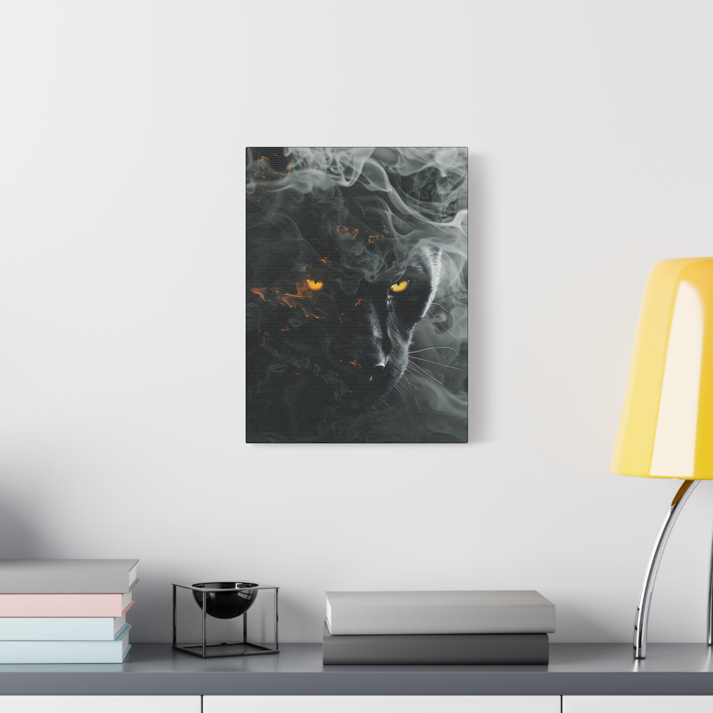 Mystical Panther Canvas Wall Art - 1.25" Stretched Wall Decor