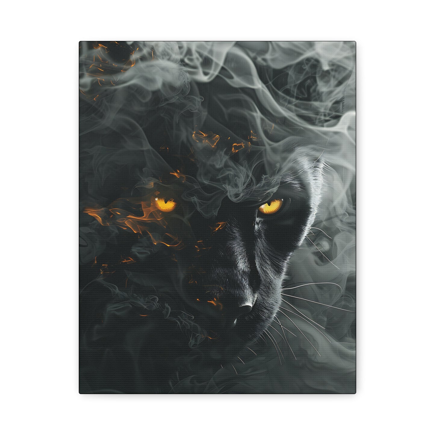 Mystical Panther Canvas Wall Art - 1.25" Stretched Wall Decor