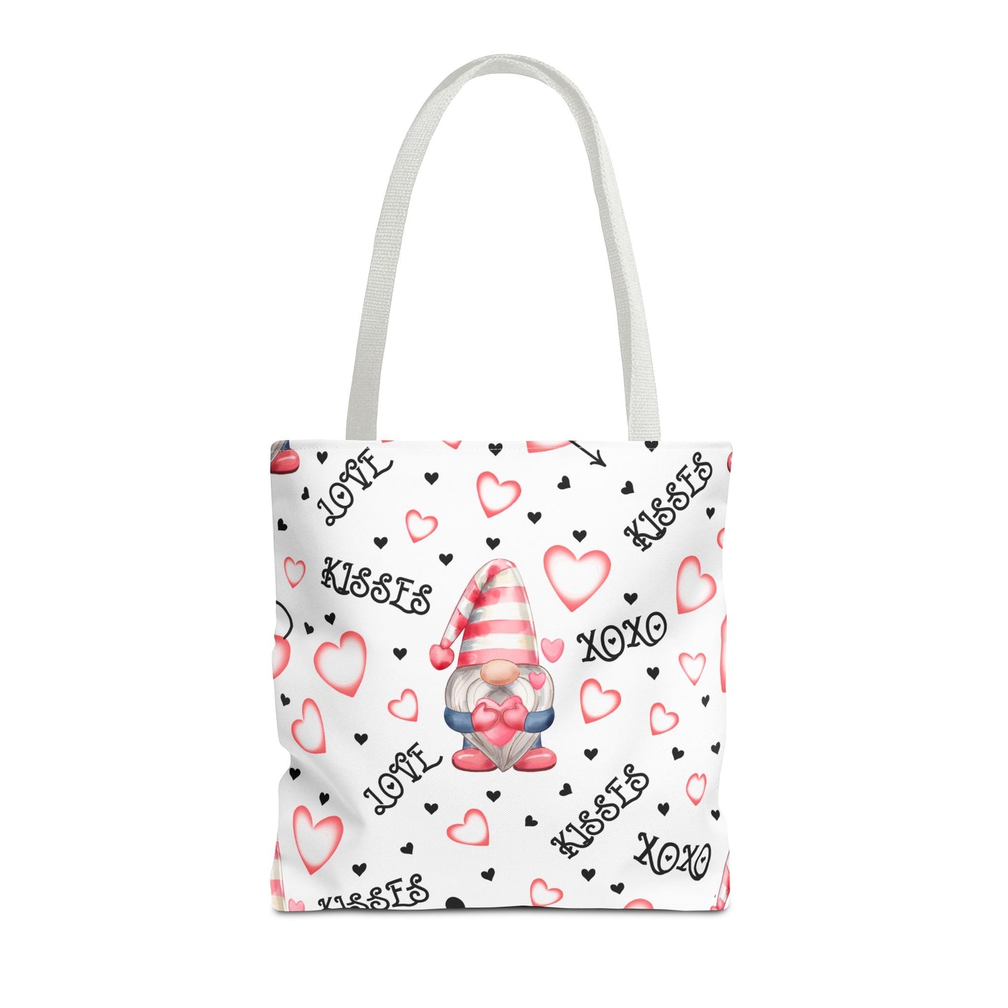Romantic Love Gnome Tote Bag - Whimsical Valentine Gift for Gnome Lovers