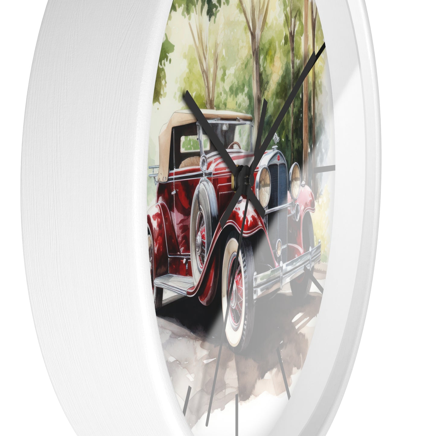 Classic Car Wall Clock - Vintage Automotive Home Office Decor