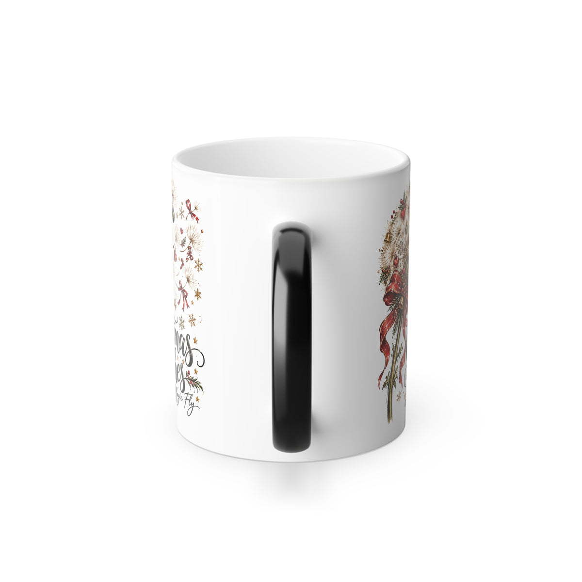 Merry Dandelion “Christmas Wishes” Color-Changing Mug