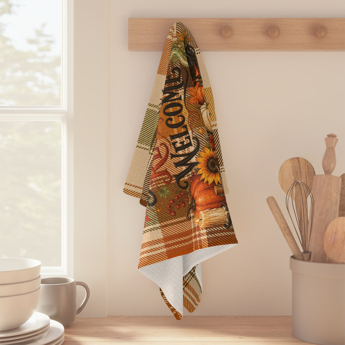 Wicked Recipe Welcome Microfiber Tea Towel