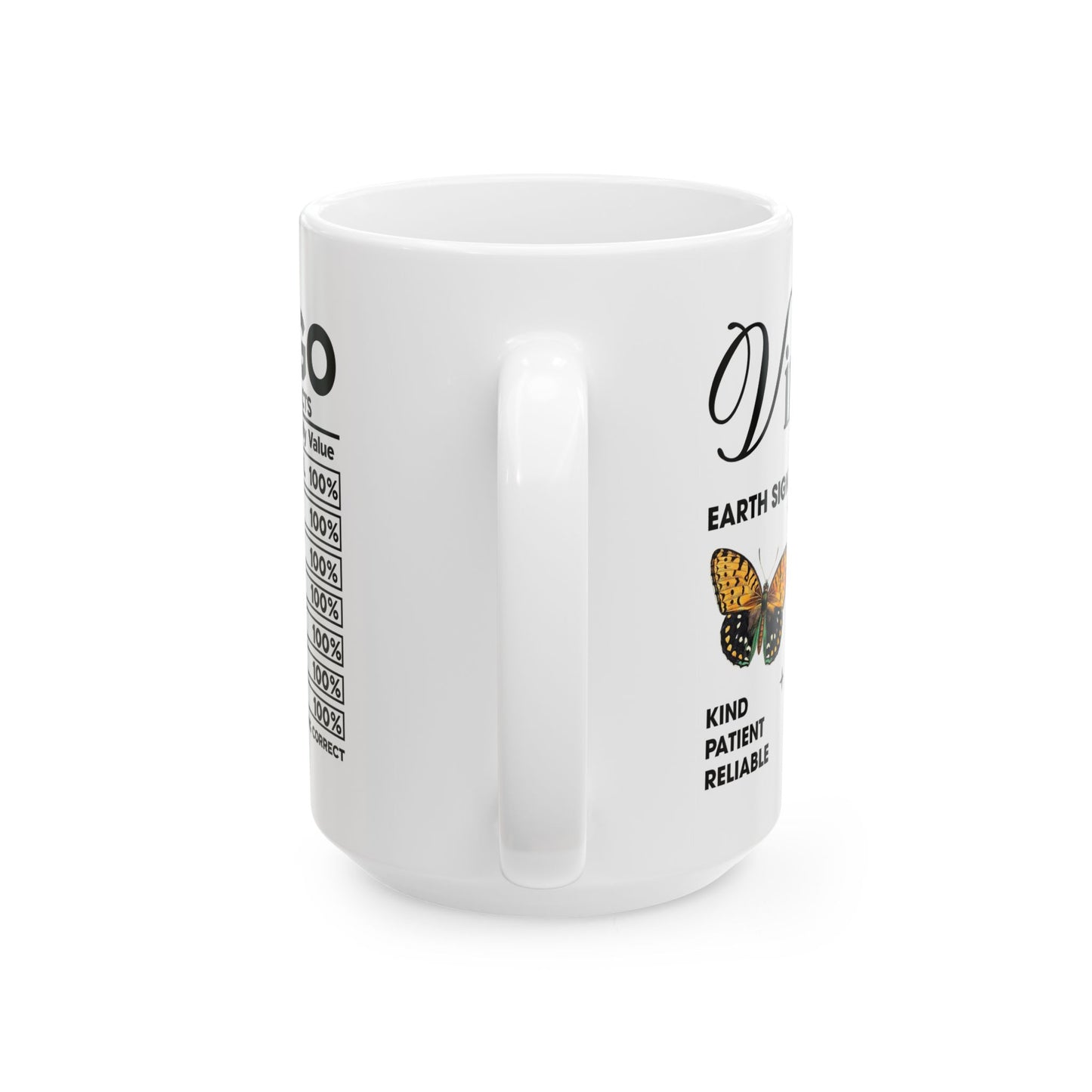 Personalized Virgo Zodiac Ceramic Mug - 11oz & 15oz