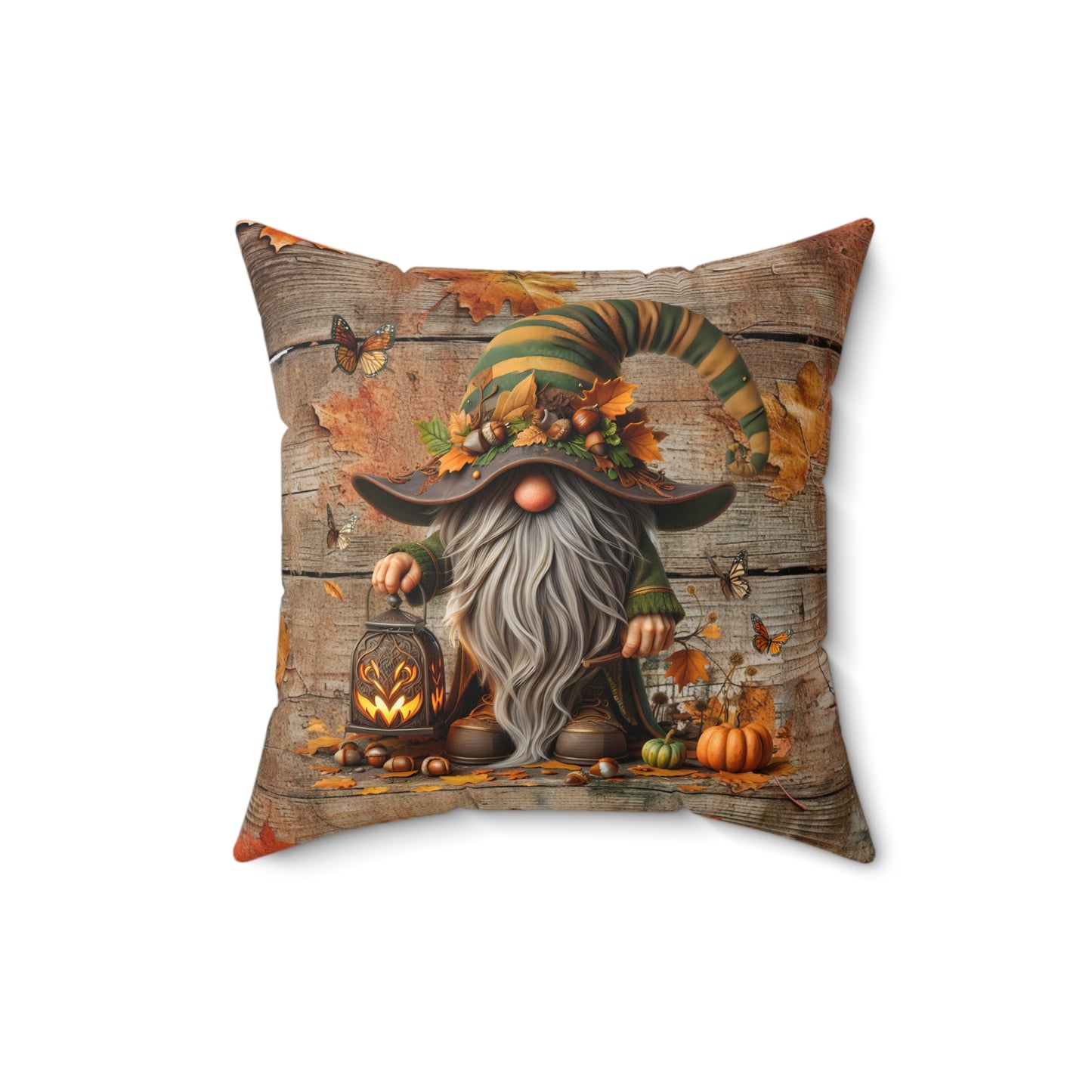 Autumn Gnome Pillow | Fall Decor, Cozy Home Accents, Seasonal Gift, Halloween Decor, Gnome Lover Gift