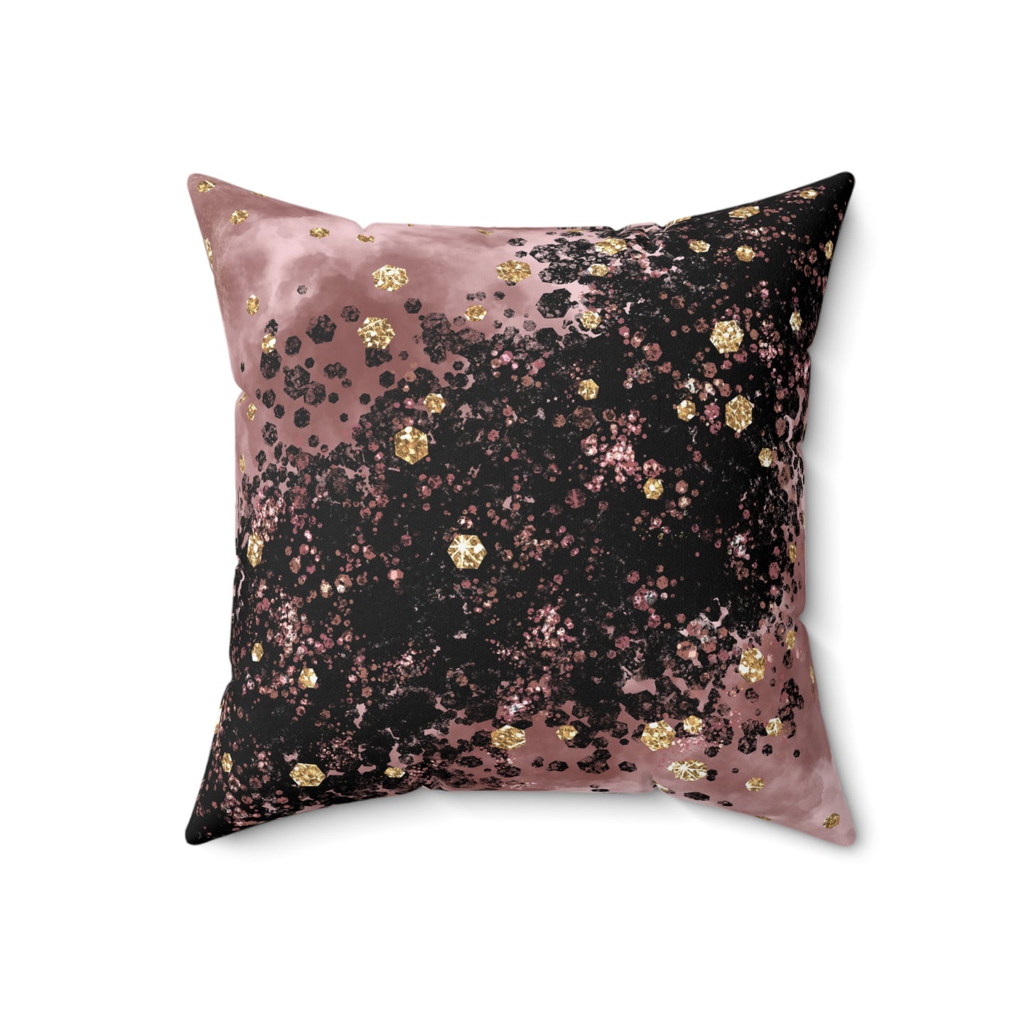 Decorative Spun Polyester Square Pillow, Stylish Pillow for Home or Office, Beautiful Accent for Any Room for Everyday for Anyone