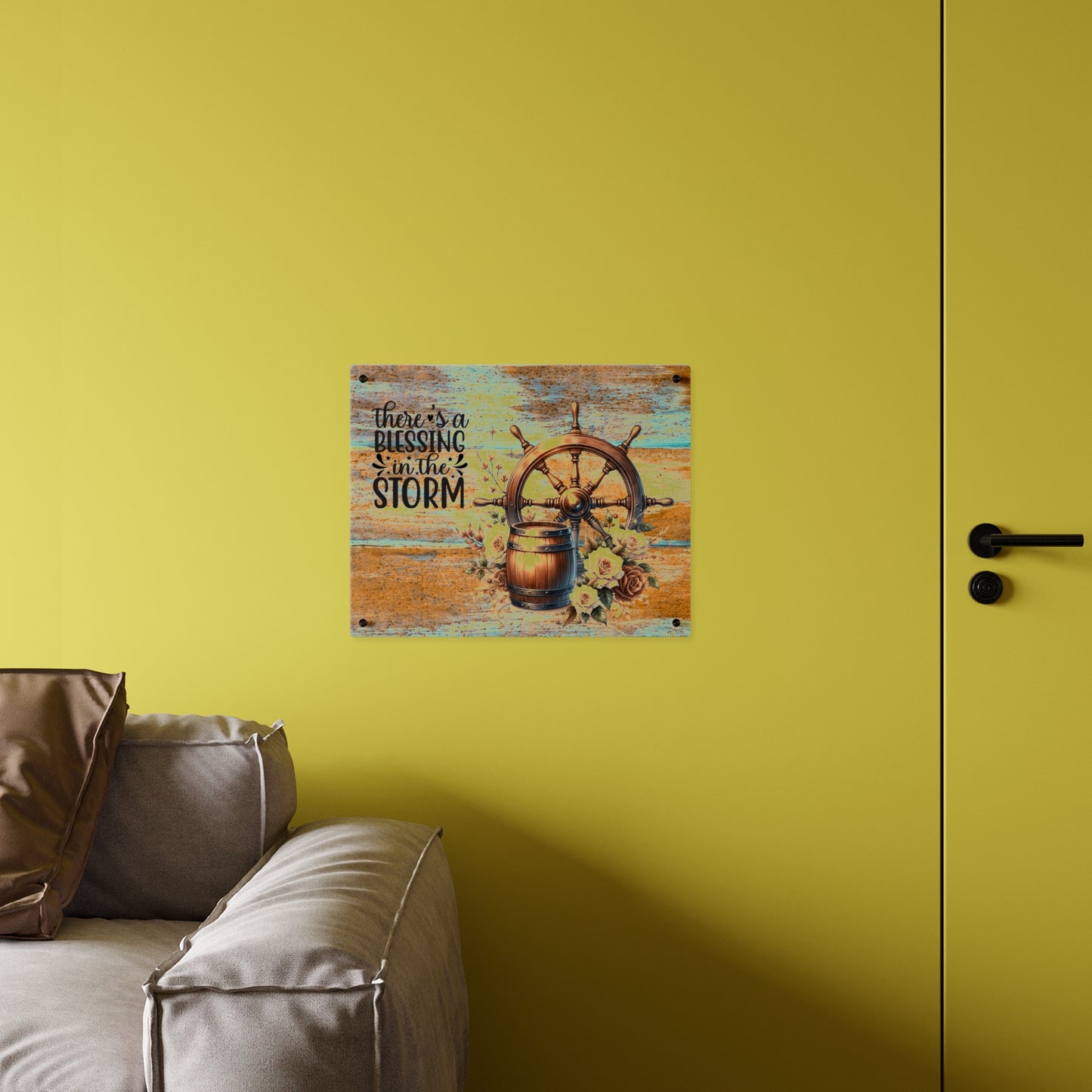 Nautical Blessings Acrylic Wall Art Panel - Inspiring Home Decor