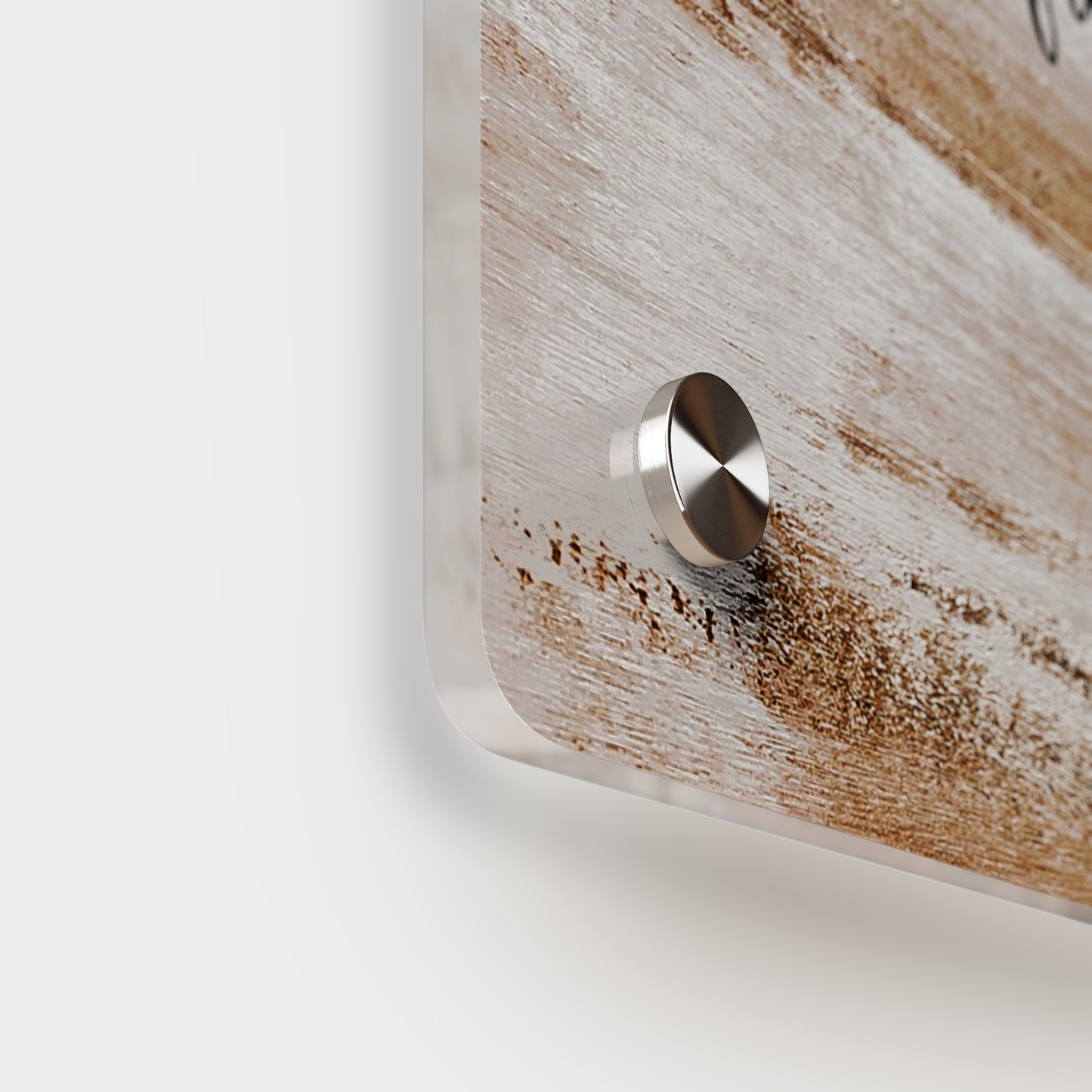 Acrylic Wall Art Panel - Inspirational Quote "Strong is the New Beautiful" Wall Decor