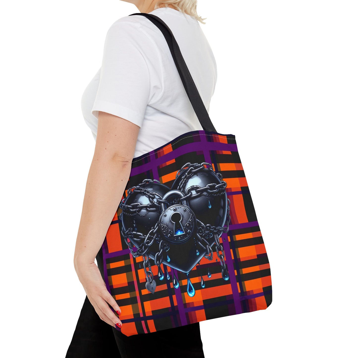 Fashionable Halloween Theme Tote Bag (AOP), Stylish for Everyday or Occasion, Perfect for Halloween Lovers, Great Gift Idea for Anyone