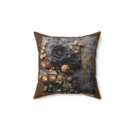 Elegant Floral Decorative Pillow - Artful Cushion for Home Decor, Throw Pillow, Unique Gift, Living Room Accent, Cozy Atmosphere