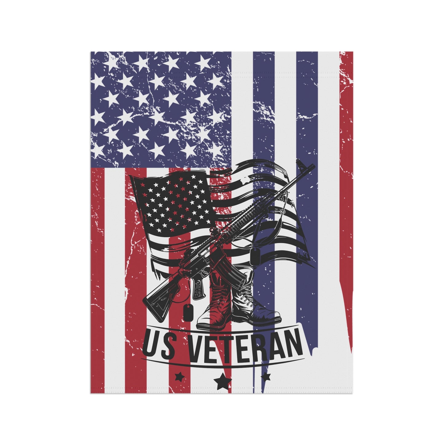 Patriotic Veteran Garden Flag - Celebrate Freedom & Honor Heroes