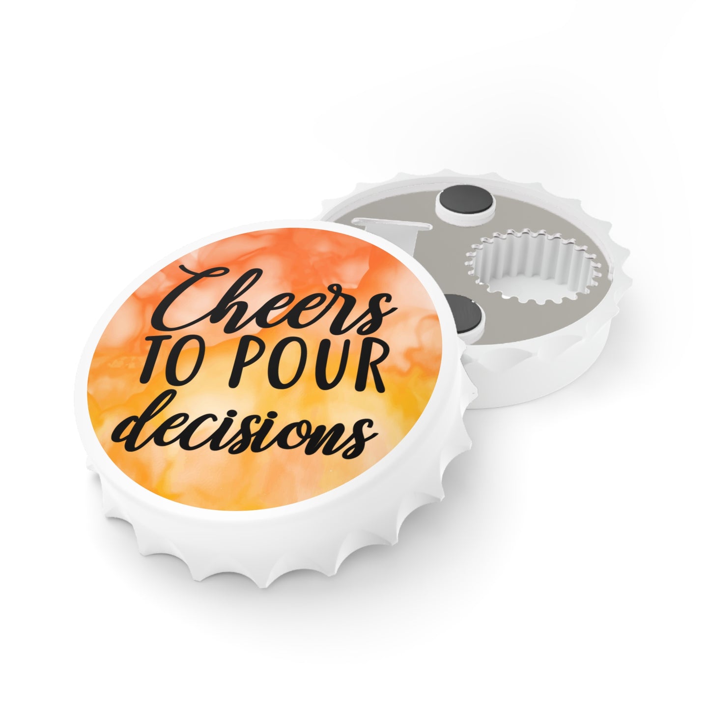 Cheers to Pour Decisions Bottle Opener - Beer Humor Gift