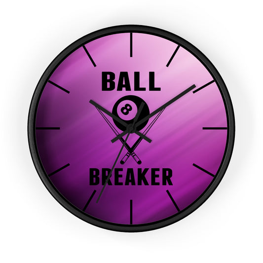 Pool Humor Quote Wall Clock - Pool Room Home Office Decor Gift