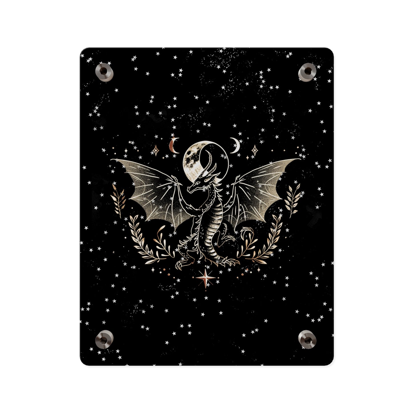 Mystical Dragon Acrylic Wall Art Panel - Celestial Home Decor