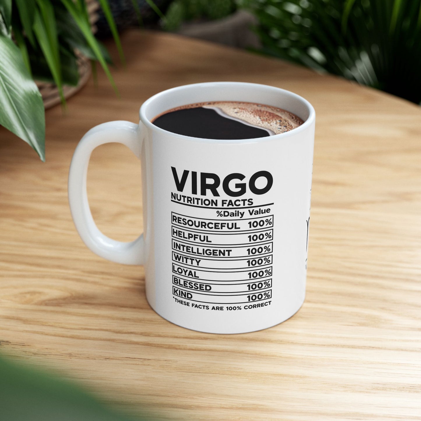 Personalized Virgo Zodiac Ceramic Mug - 11oz & 15oz