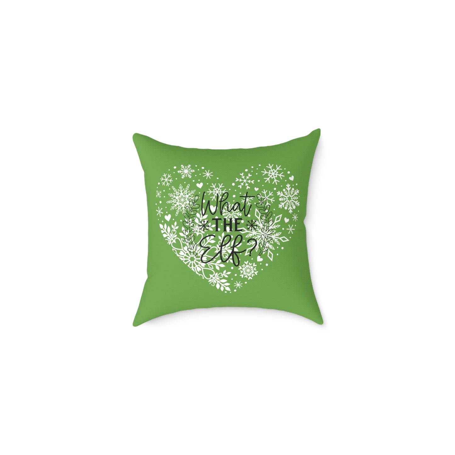 Holiday Humor Square Poly Canvas Pillow, Beautiful Two-Sided Holiday Decor, Holiday Accent for Home or Office, Accent for Any Room