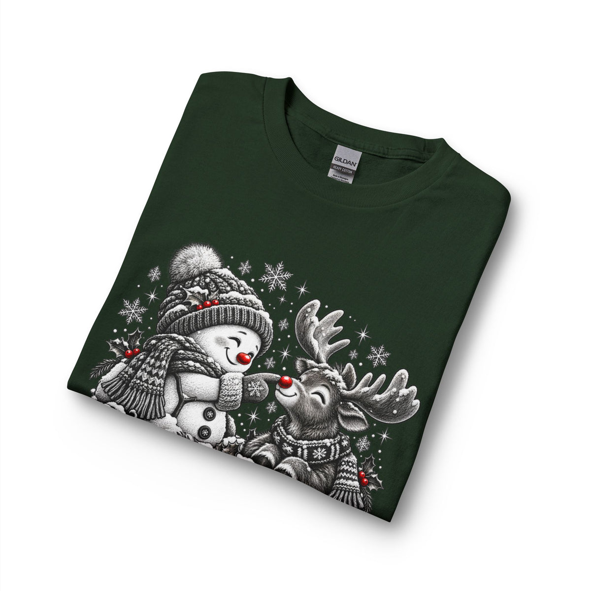 Snowy Boops Merry Smiles Christmas Long Sleeve T-Shirt
