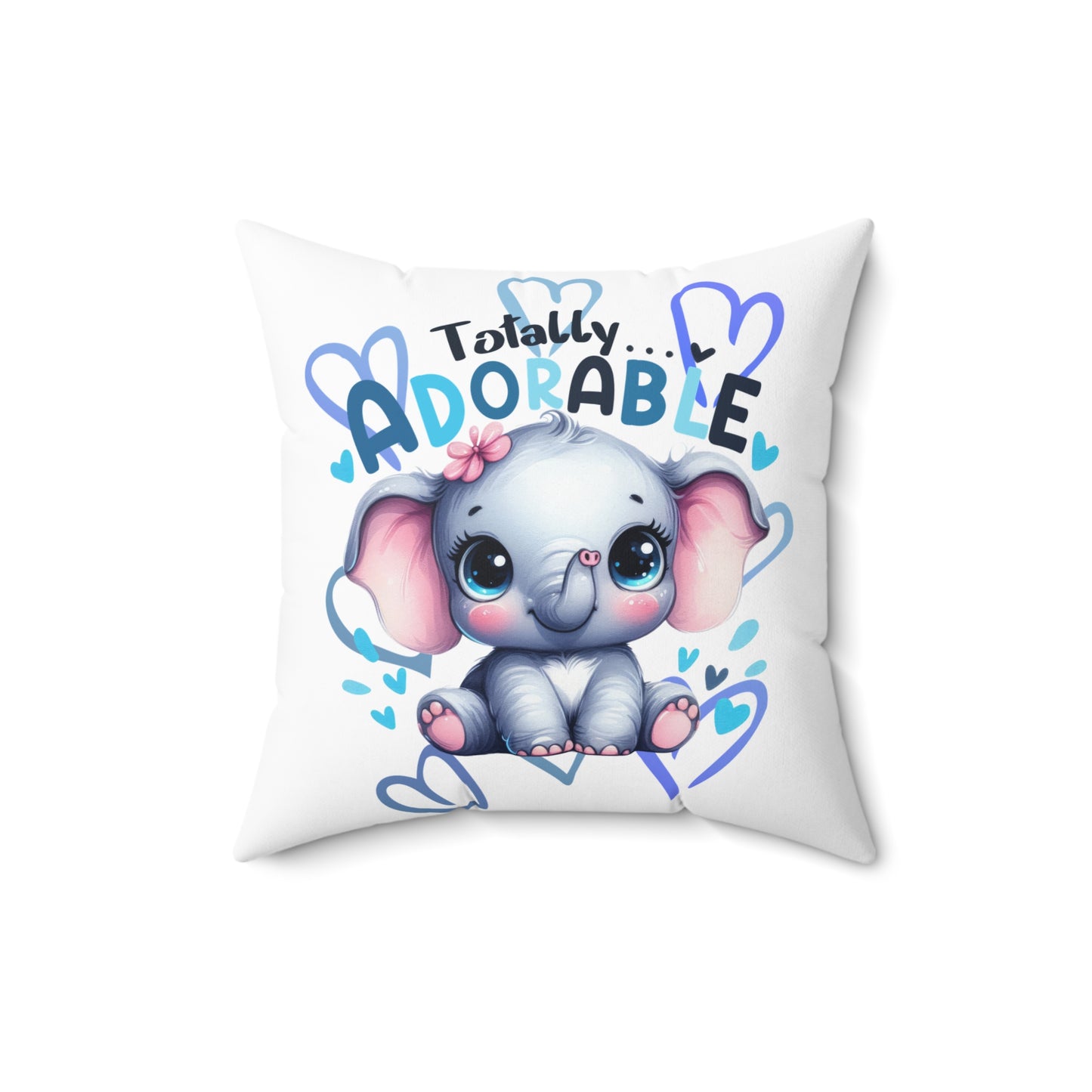 Totally Adorable Elephant Pillow, Cute Nursery Decor, Gift for Baby Shower, Kids Room Accent, Fun & Playful Home Decor