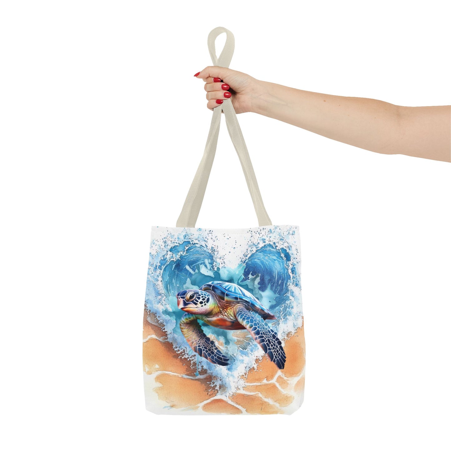 Ocean Turtle Tote Bag - Eco-Friendly, Beach Vibes, Summer Gift, Sea Life Accessory, Environmental Awareness