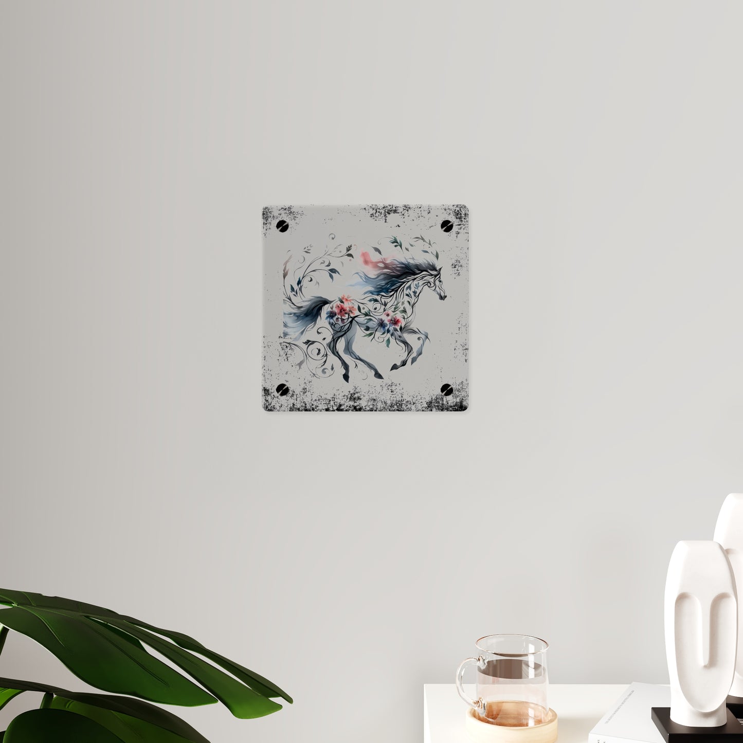 Celestial Horse Acrylic Wall Art Panel - Ethereal Home Decor