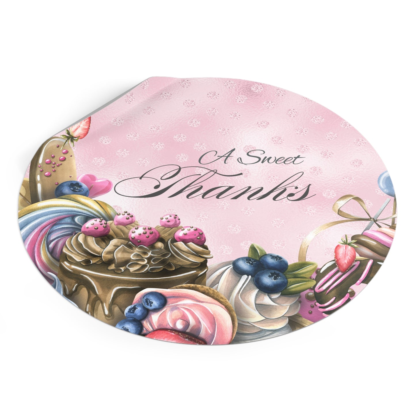 Wedding Vinyl Stickers, Wedding Favors, Event Decor, Custom Party Stickers, Sweet Thanks Stickers, Bridal Shower