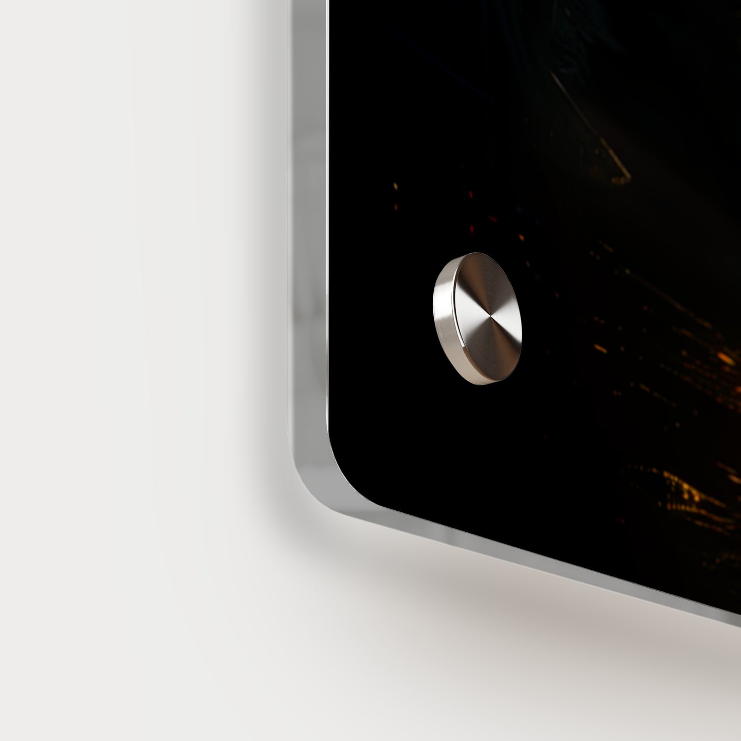 Gothic Theme Acrylic Wall Art Panel, Purple Dragon with Moon Background, Dragon Lovers, For Anyone, Accent for Any Room