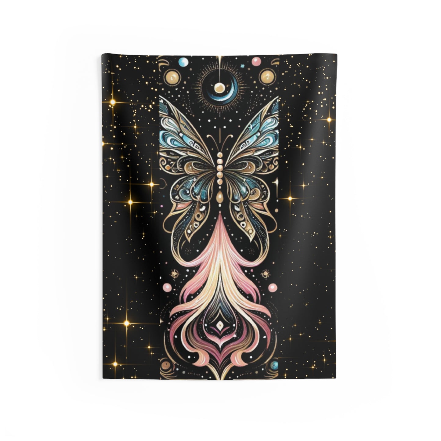 Celestial Butterfly Wall Tapestry - Dreamy Room Decor, Bohemian Wall Art, Unique Gift, Magical Home Decoration, Stunning Bedroom Accent