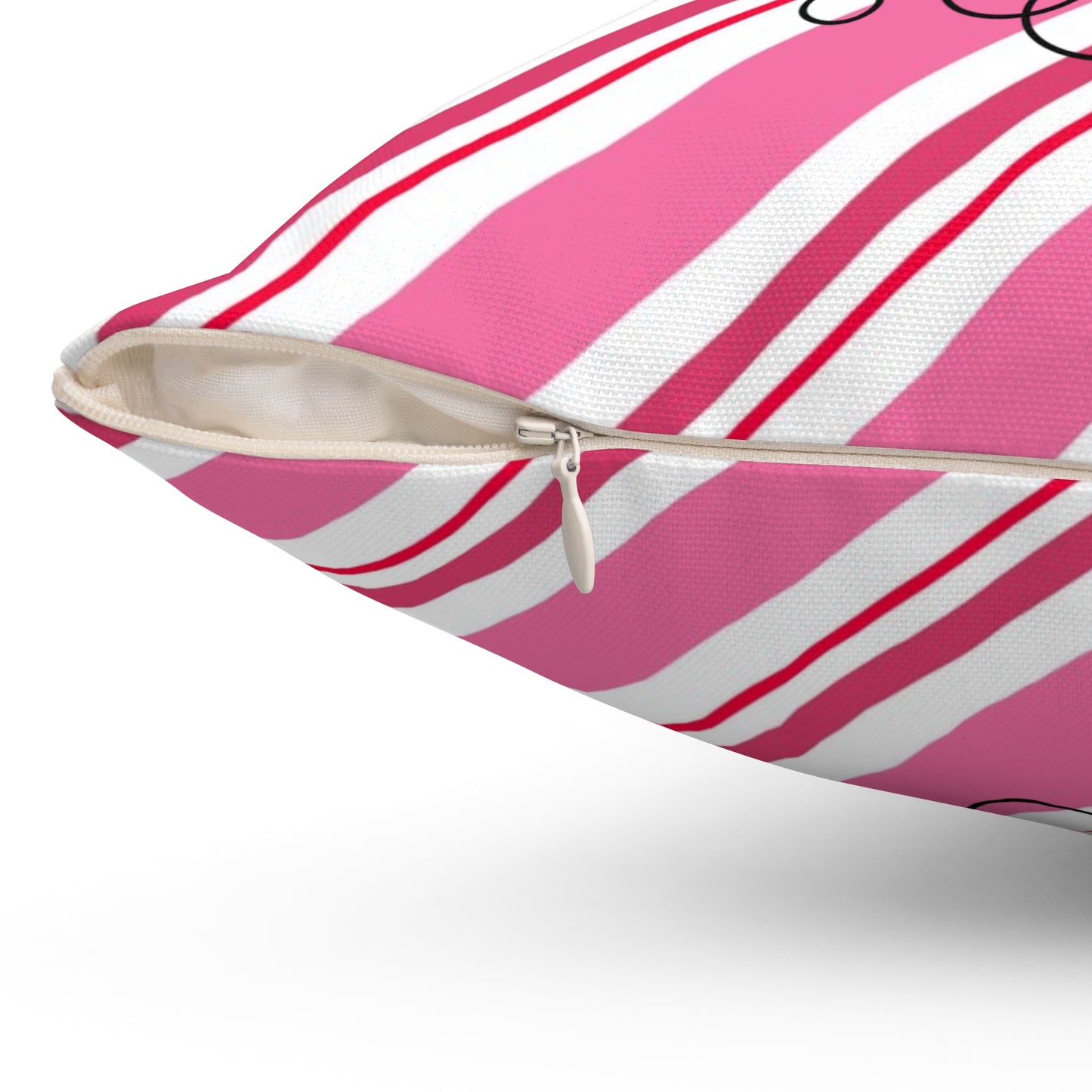 Pet Holiday Theme Spun Polyester Square Pillow, Pet Lover's Holiday Decor for Home or Office, Holiday Decor for Pet Lover's