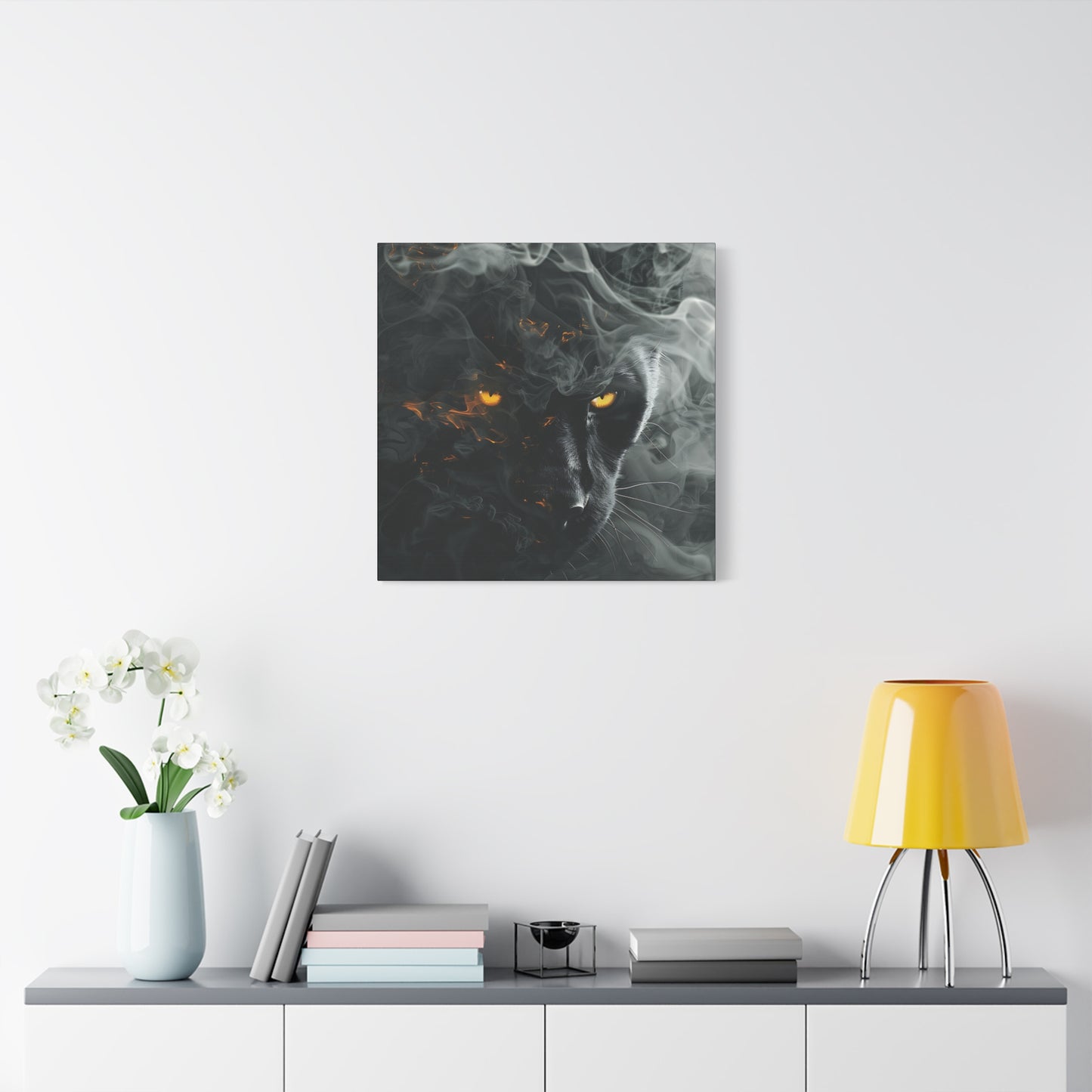 Mystical Panther Canvas Wall Art - 1.25" Stretched Wall Decor