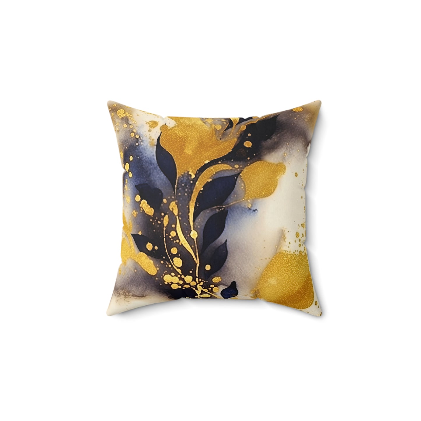 Decorative Spun Polyester Square Pillow, Home or Office Decor, Beautiful Accent for Any Room, Stylish for Everyday for Anyone